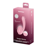 Satisfyer Tongue Genius – USB Rechargeable Flexible Silicone Clitoral and Insertable Vibrator > Sex Toys For Ladies > Clitoral Vibrators and Stimulators - Tophatter Daily Deals