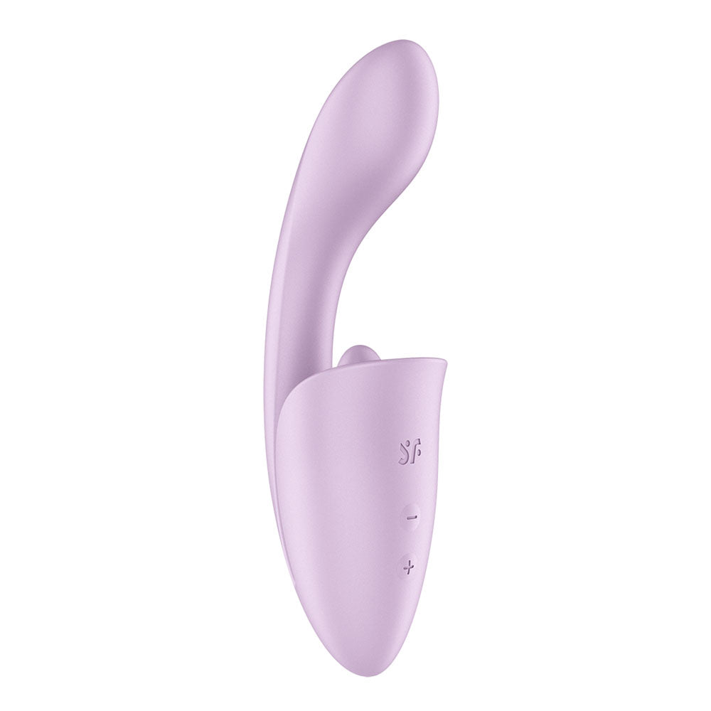 Satisfyer Tongue Expert (Violet) – USB Rechargeable 18 cm Silicone Vibrator > Sex Toys For Ladies > Clitoral Vibrators and Stimulators - Tophatter Daily Deals