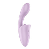 Satisfyer Tongue Expert (Violet) – USB Rechargeable 18 cm Silicone Vibrator > Sex Toys For Ladies > Clitoral Vibrators and Stimulators - Tophatter Daily Deals