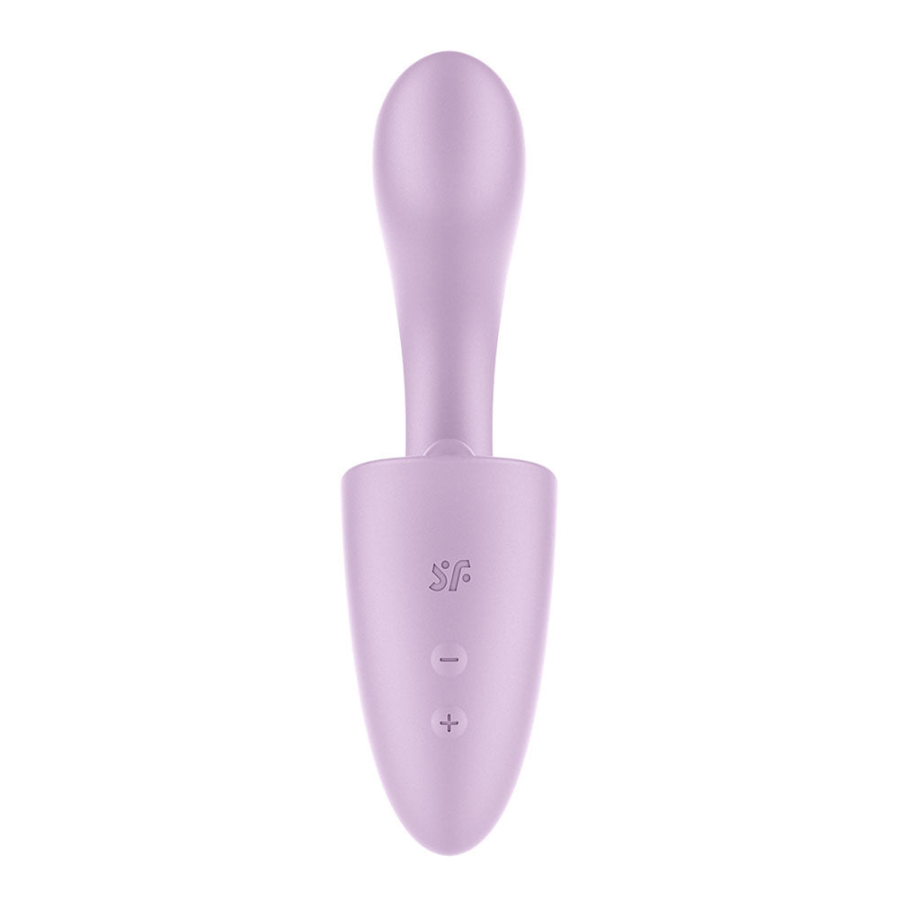 Satisfyer Tongue Expert (Violet) – USB Rechargeable 18 cm Silicone Vibrator > Sex Toys For Ladies > Clitoral Vibrators and Stimulators - Tophatter Daily Deals
