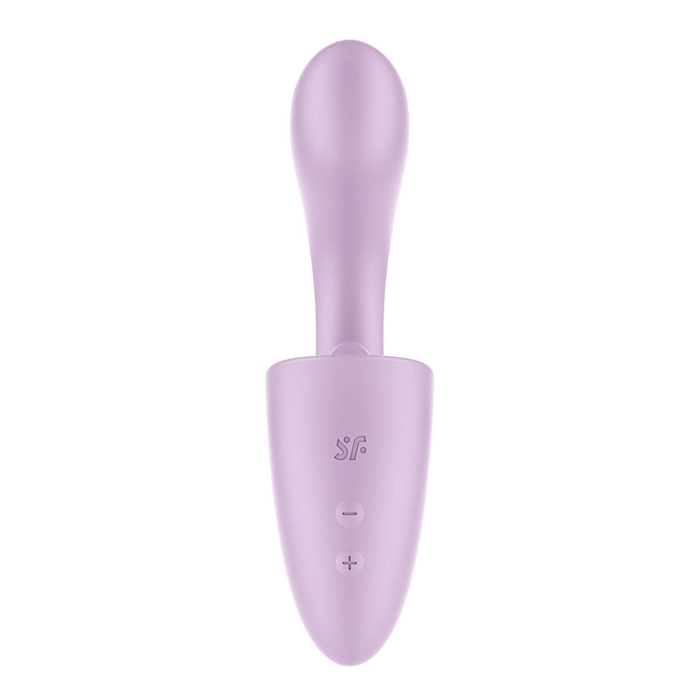 Satisfyer Tongue Expert (Violet) – USB Rechargeable 18 cm Silicone Vibrator > Sex Toys For Ladies > Clitoral Vibrators and Stimulators - Tophatter Daily Deals