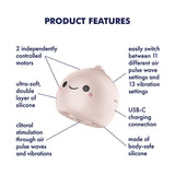Satisfyer Mochi (Beige) – Air Pulse Stimulator > Sex Toys For Ladies > Air Pulsation - Tophatter Daily Deals