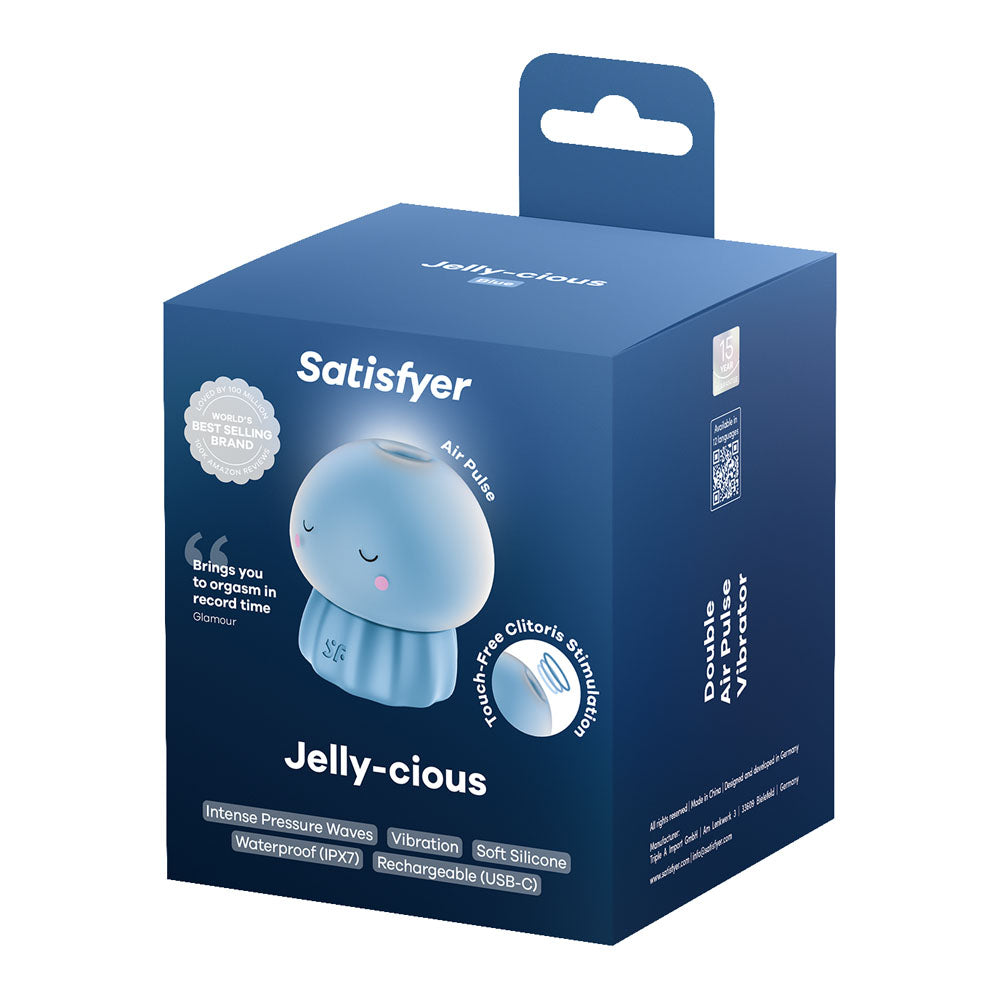 Satisfyer Jelly-Cious – Waterproof Air Pulse Vibrator > Sex Toys For Ladies > Air Pulsation - Tophatter Daily Deals