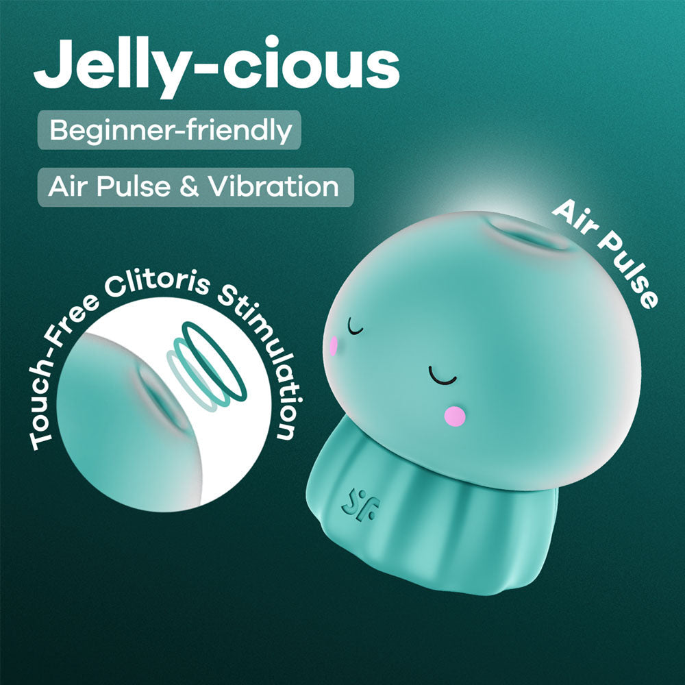 Satisfyer Jelly-Cious – Waterproof Air Pulse Vibrator > Sex Toys For Ladies > Air Pulsation - Tophatter Daily Deals