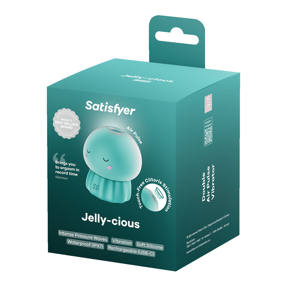 Satisfyer Jelly-Cious – Waterproof Air Pulse Vibrator > Sex Toys For Ladies > Air Pulsation - Tophatter Daily Deals