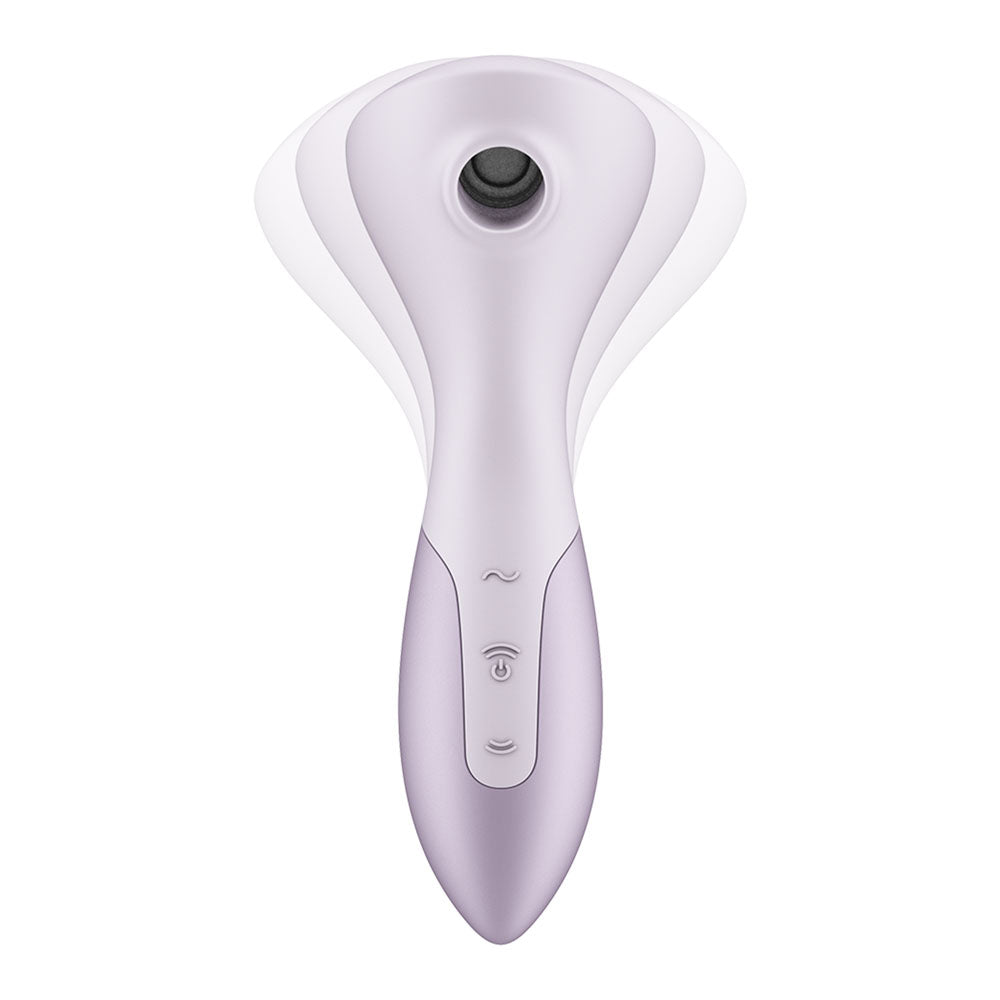 Satisfyer Wand-erful (Violet) – USB Rechargeable 15.8 cm Air Pulse Massage Wand > Sex Toys For Ladies > Air Pulsation - Tophatter Daily Deals