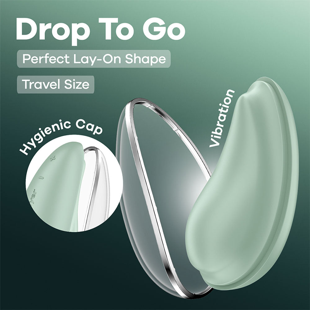 Satisfyer Drop To Go (Mint) – USB Rechargeable Clitoral Stimulator > Sex Toys For Ladies > Clitoral Vibrators and Stimulators - Tophatter Daily Deals