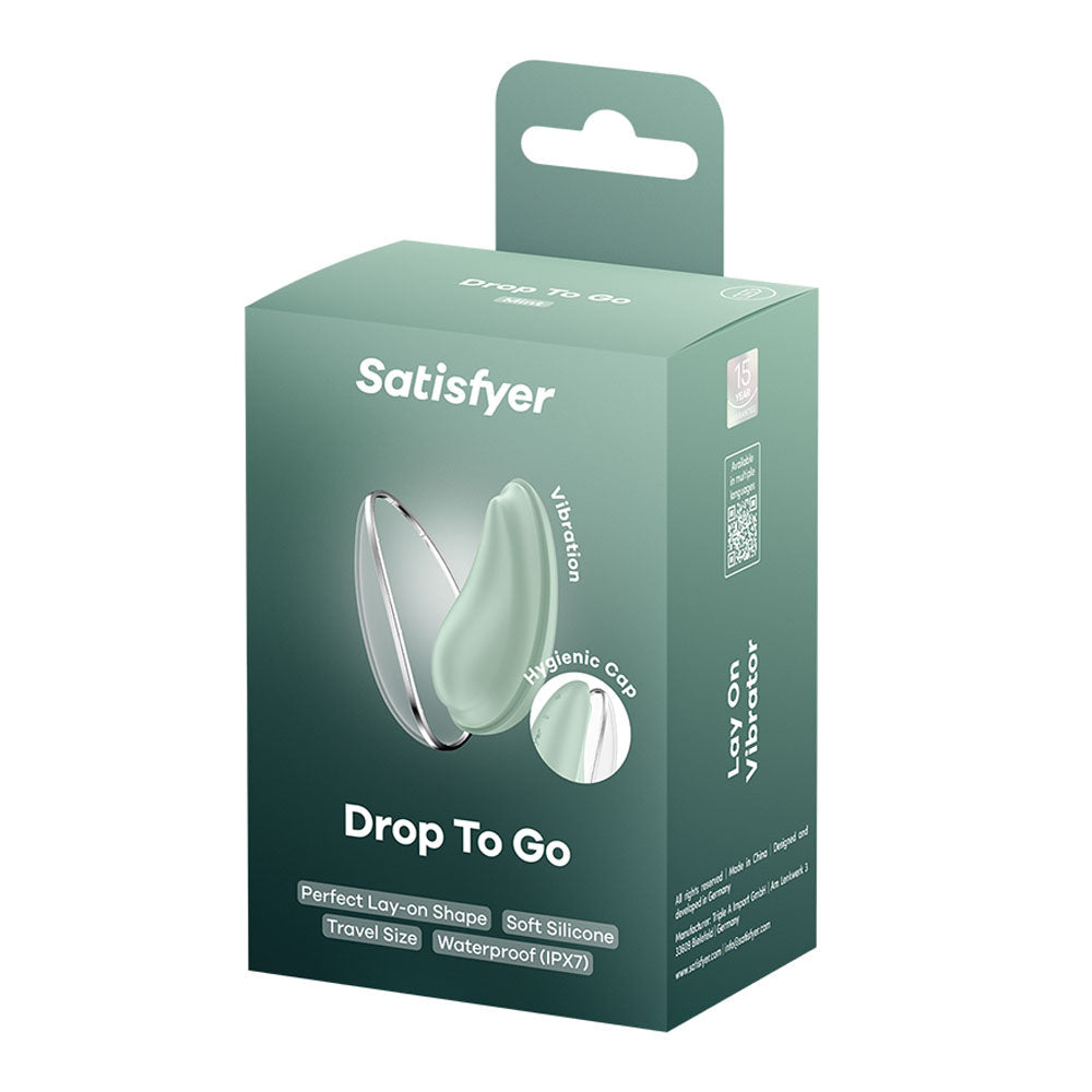 Satisfyer Drop To Go (Mint) – USB Rechargeable Clitoral Stimulator > Sex Toys For Ladies > Clitoral Vibrators and Stimulators - Tophatter Daily Deals