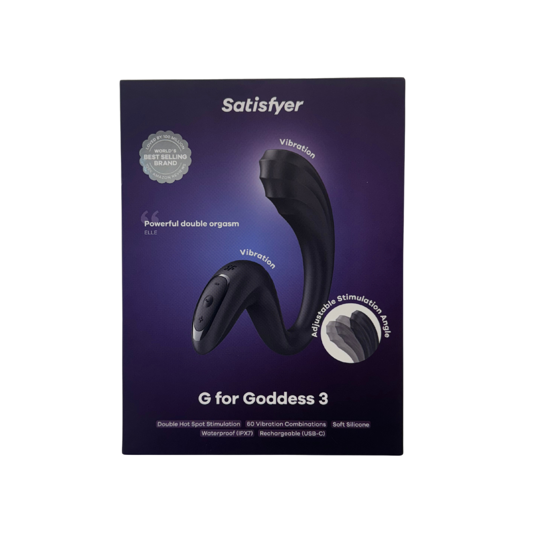 Satisfyer G for Goddess 3 (Dark Grey) – Waterproof Luxury G-Spot Vibrator > Vibrators > Standard Vibrators - Tophatter Daily Deals