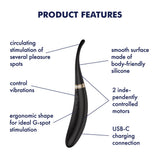 Satisfyer Tip Tease – USB Rechargeable Rotating Tip Vibrator > Vibrators > Standard Vibrators - Tophatter Daily Deals