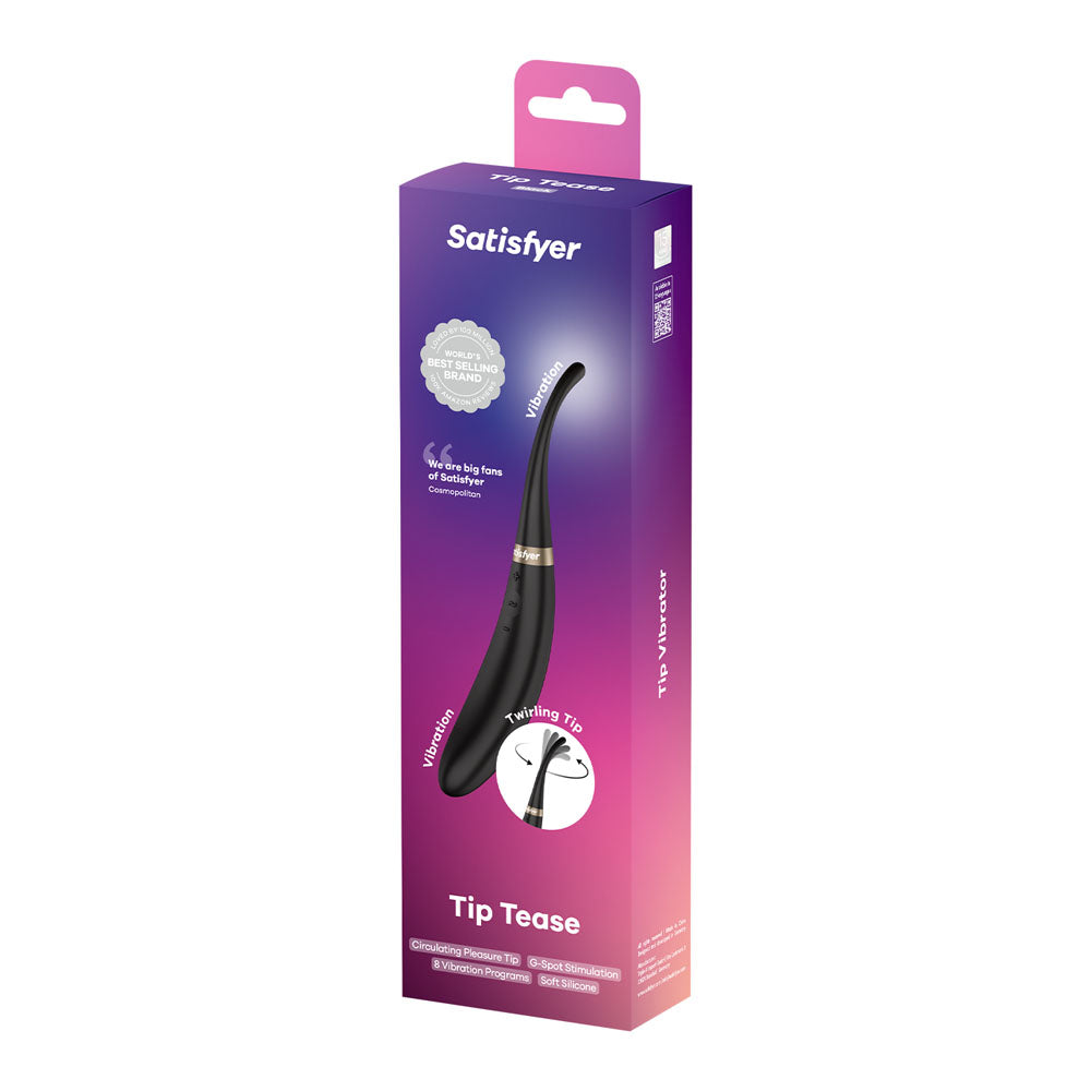 Satisfyer Tip Tease – USB Rechargeable Rotating Tip Vibrator > Vibrators > Standard Vibrators - Tophatter Daily Deals