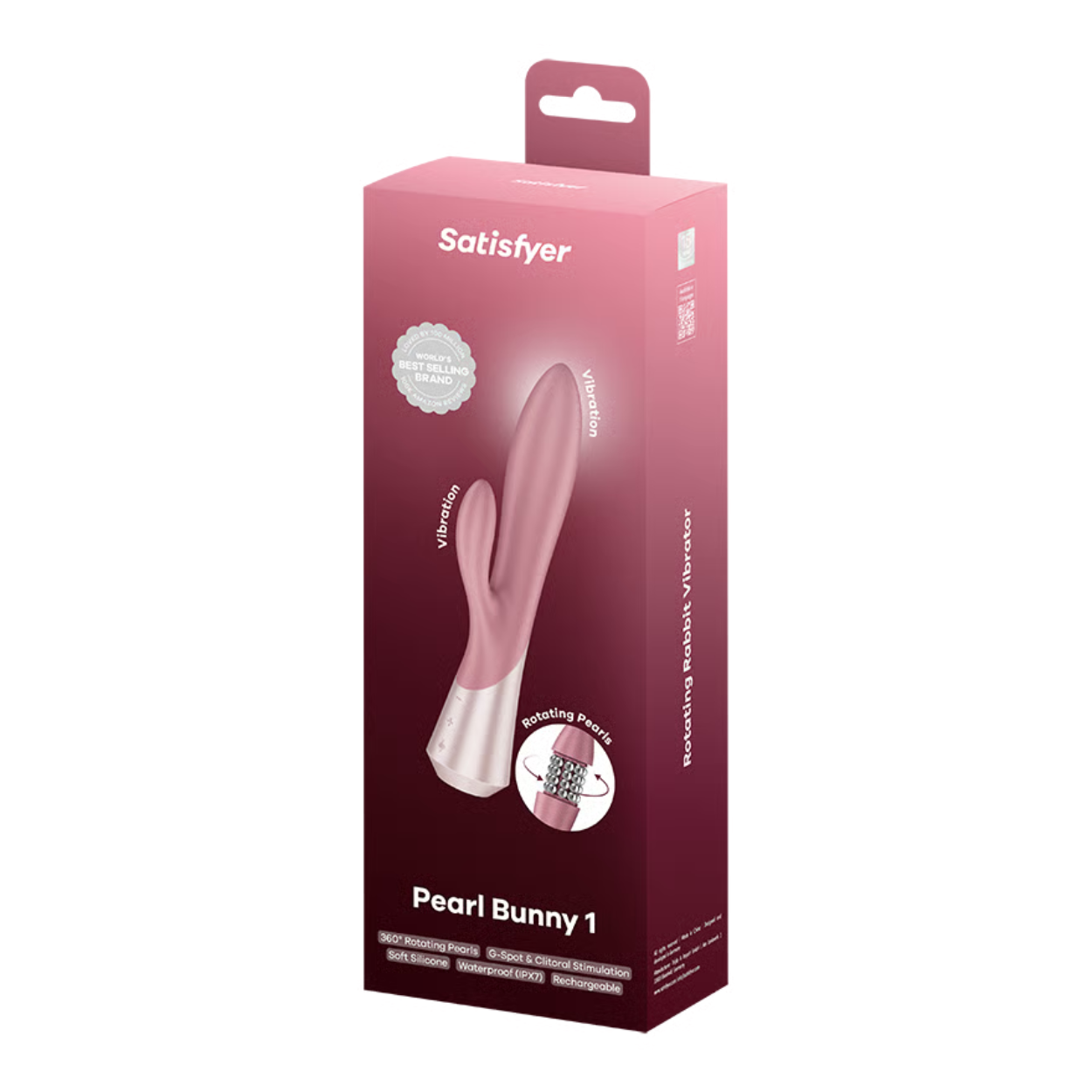 Satisfyer Pearl Bunny (Terracotta) – Rabbit Vibrator > Vibrators > Ladies > Rabbit - Tophatter Daily Deals