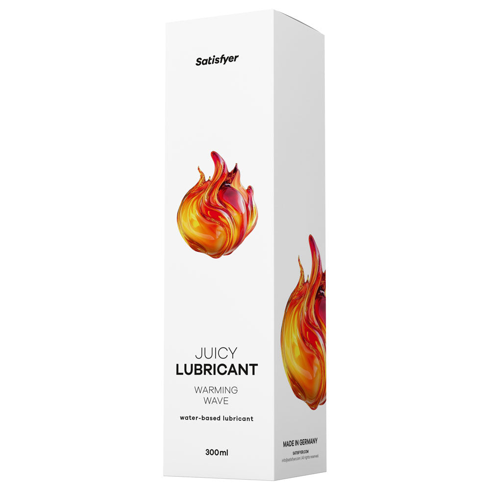 Satisfyer Juicy Lubricant (300ml) – Warm Effect Water-Based Lubricant > Lube > Water Based - Tophatter Daily Deals