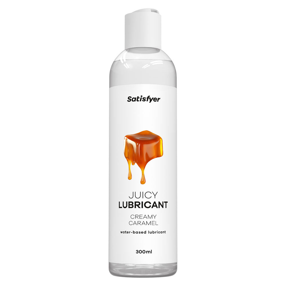 Satisfyer Juicy Lubricant (Creamy Caramel) – Water-Based Lubricant 300ml > Lube > Flavoured - Tophatter Daily Deals