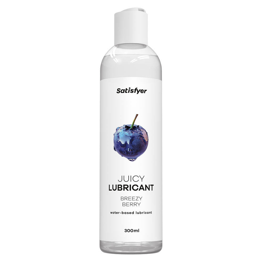 Satisfyer Juicy Lubricant (Breezy Berry) – Water-Based Lubricant 300ml > Lube > Flavoured - Tophatter Daily Deals