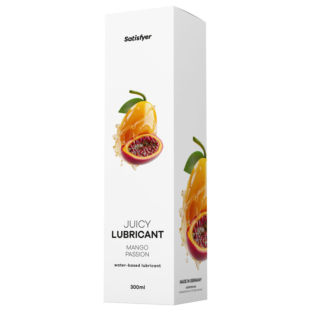 Satisfyer Juicy Lubricant (Mango & Passion) – Water-Based Lubricant 300ml > Lube > Flavoured - Tophatter Daily Deals