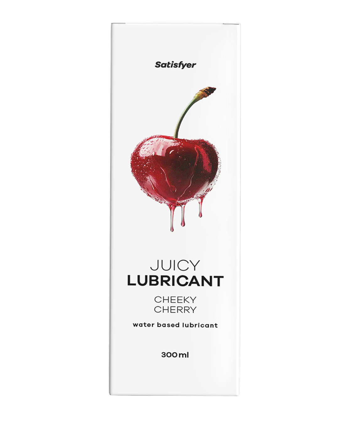 Satisfyer Juicy Lubricant (Cheeky Cherry) – Water-Based Lubricant 300ml > Lube > Flavoured - Tophatter Daily Deals