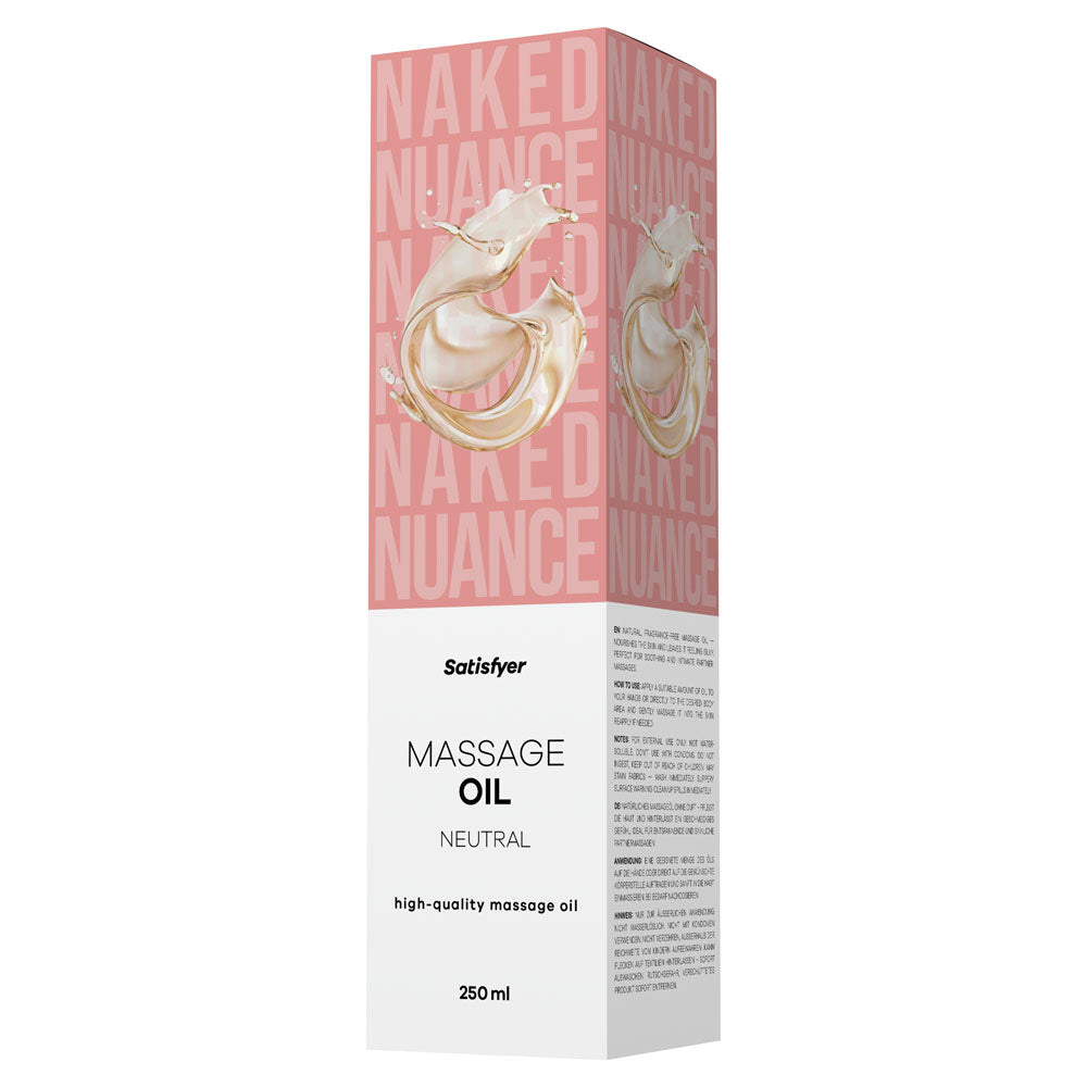 Satisfyer Massage Oil (Neutral, 250ml) – Massage Oil > Essentials > Massage Oil - Tophatter Daily Deals