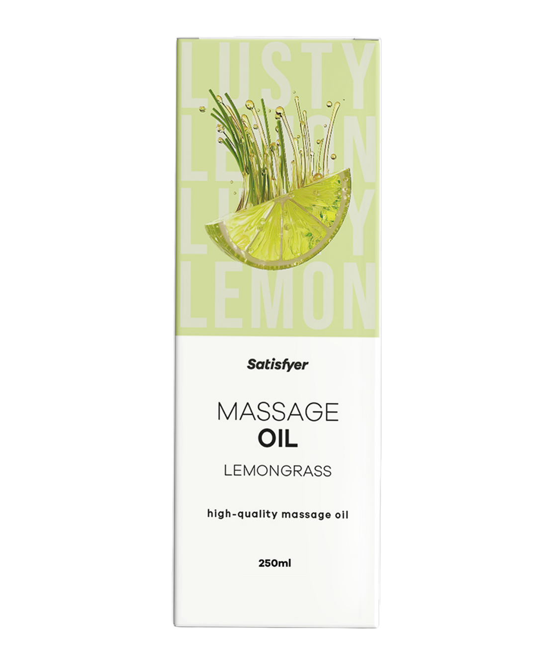 Satisfyer Lemongrass Massage Oil (250ml) – Massage Oil > Essentials > Massage Oil - Tophatter Daily Deals