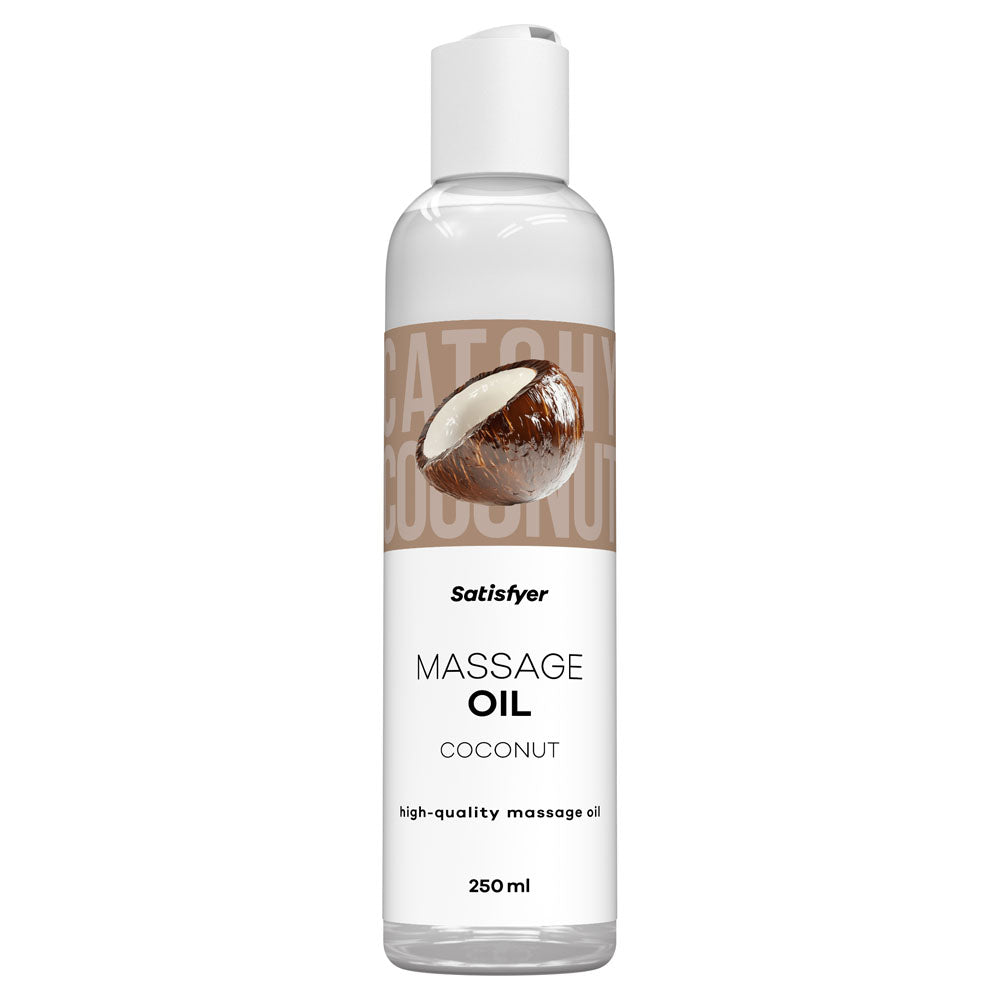 Satisfyer Coconut Massage Oil (250ml) – Nourishing Body Oil > Essentials > Massage Oil - Tophatter Daily Deals