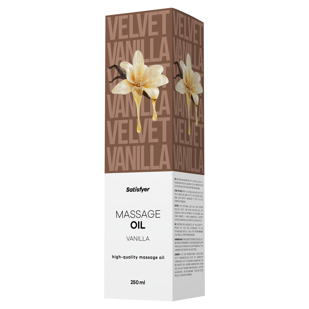 Satisfyer Massage Oil (Vanilla) – Nourishing 250ml Massage Oil > Essentials > Massage Oil - Tophatter Daily Deals