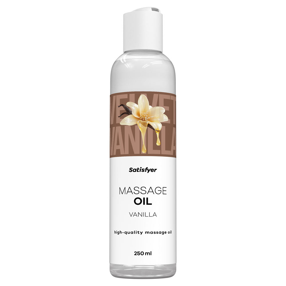 Satisfyer Massage Oil (Vanilla) – Nourishing 250ml Massage Oil > Essentials > Massage Oil - Tophatter Daily Deals