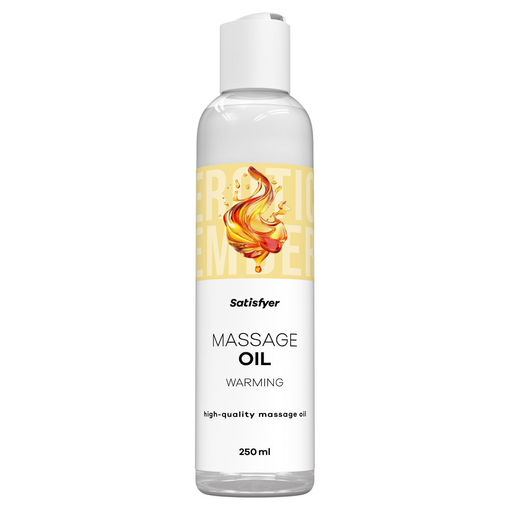 Satisfyer Massage Oil Warming (250 ml) – Warming Massage Oil > Essentials > Massage Oil - Tophatter Daily Deals