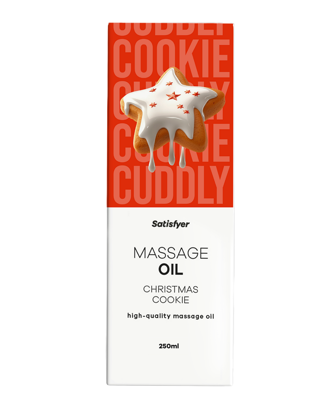 Satisfyer Massage Oil (Christmas Cookie) – Nourishing Massage Oil 250ml > Essentials > Massage Oil - Tophatter Daily Deals