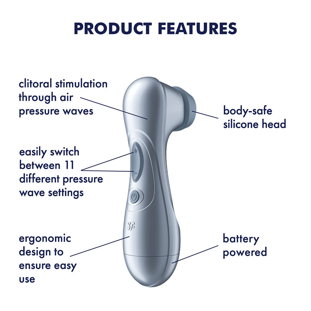 Satisfyer Pro 2 Generation 2 – Touch-Free Clitoral Stimulator > Sex Toys For Ladies > Air Pulsation - Tophatter Daily Deals