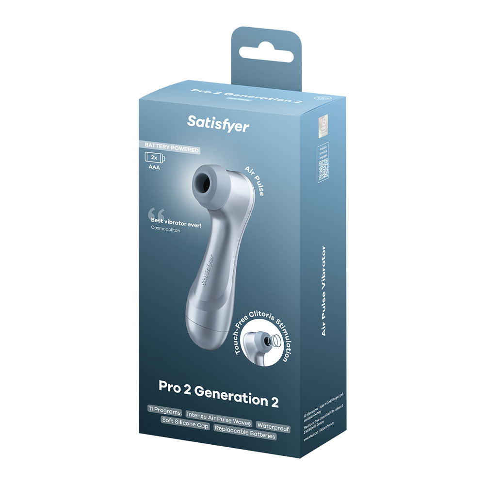 Satisfyer Pro 2 Generation 2 – Touch-Free Clitoral Stimulator > Sex Toys For Ladies > Air Pulsation - Tophatter Daily Deals