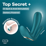 Satisfyer Top Secret Plus – Wearable Dual Motor G-Spot and Anal Vibrator > Sex Toys For Ladies > Panty Vibes - Tophatter Daily Deals