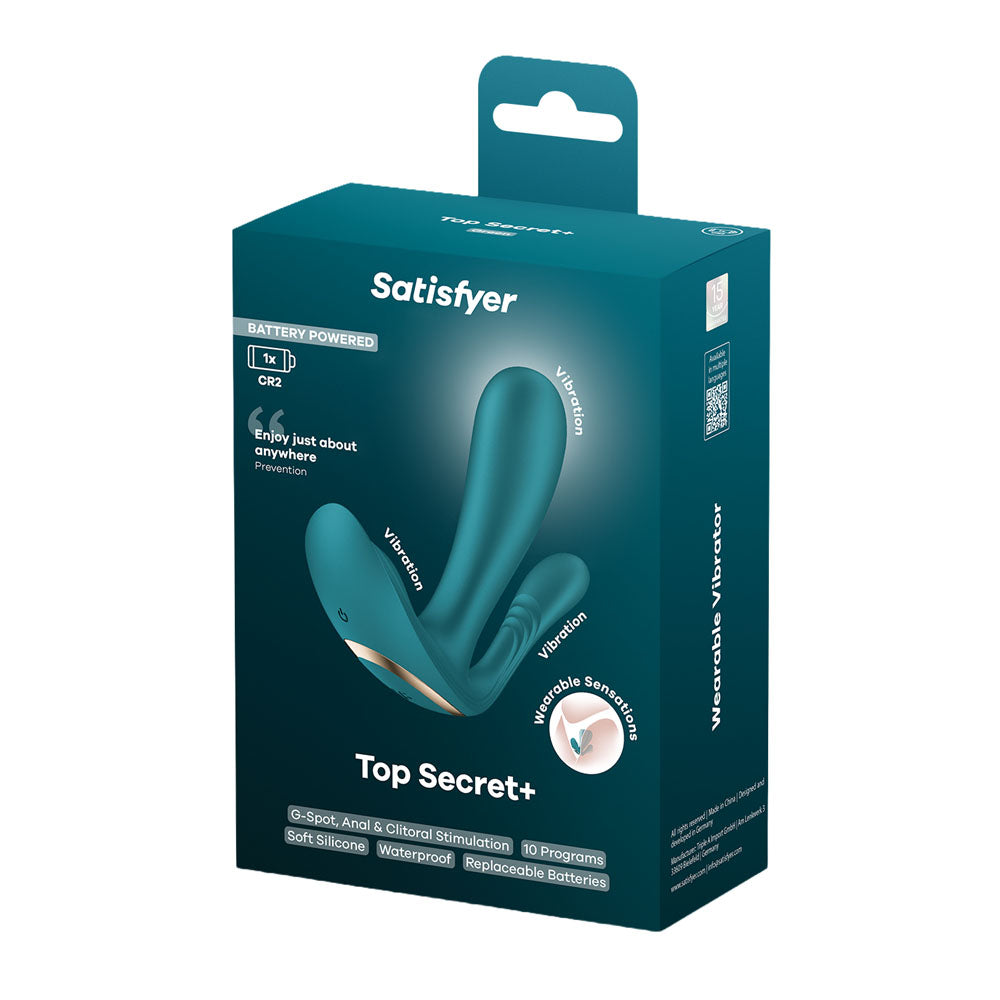 Satisfyer Top Secret Plus – Wearable Dual Motor G-Spot and Anal Vibrator > Sex Toys For Ladies > Panty Vibes - Tophatter Daily Deals