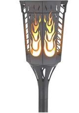 Anti-True Flame Solar Torch Light 96Led 0 - Tophatter Daily Deals