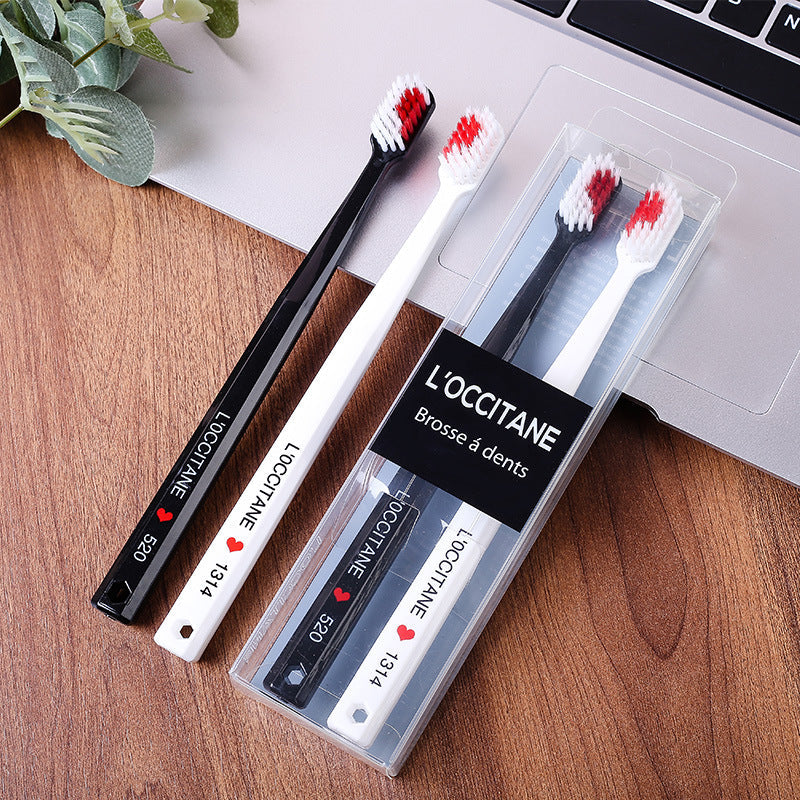 Black And White Couple Toothbrush Combination Two Gift Box Set 0 - Tophatter Daily Deals