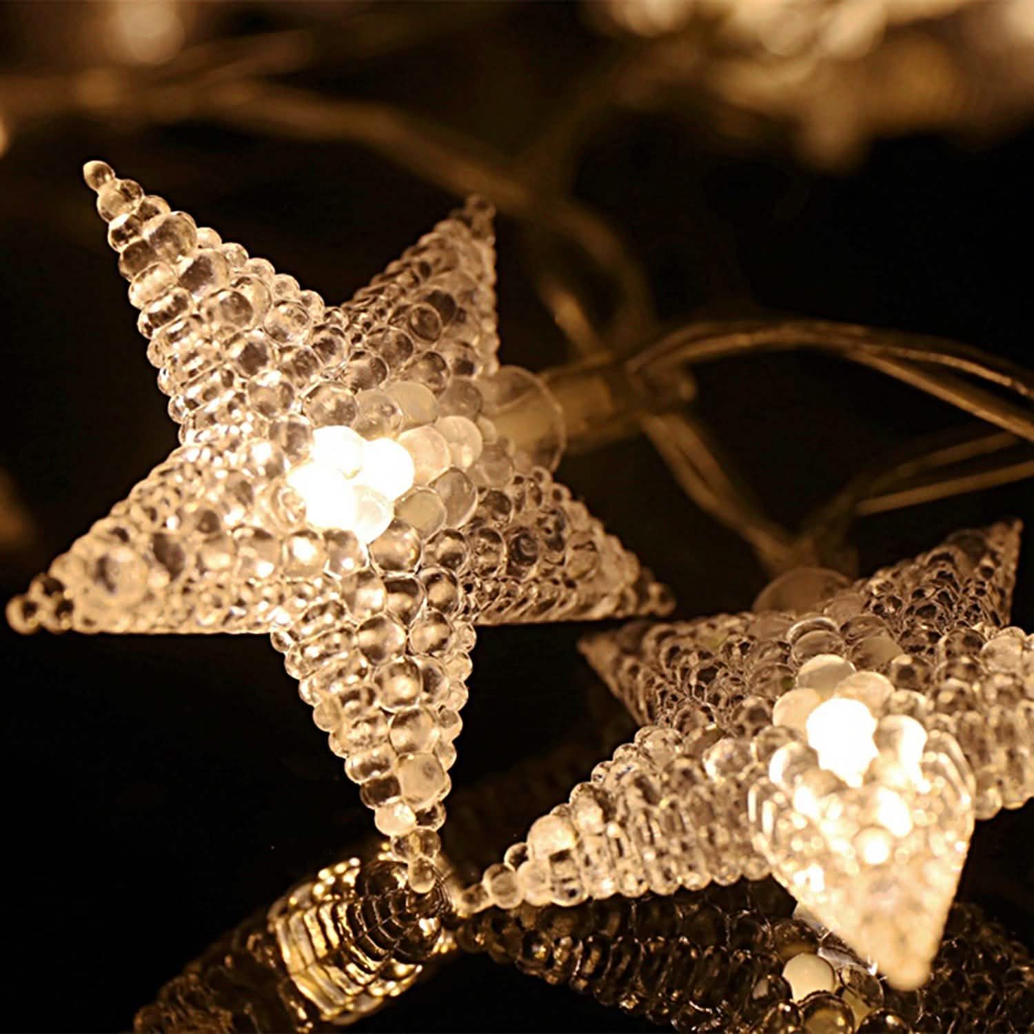 40-LED 13.12FT Star Fairy Lights String & Fairy Lights - Tophatter Daily Deals