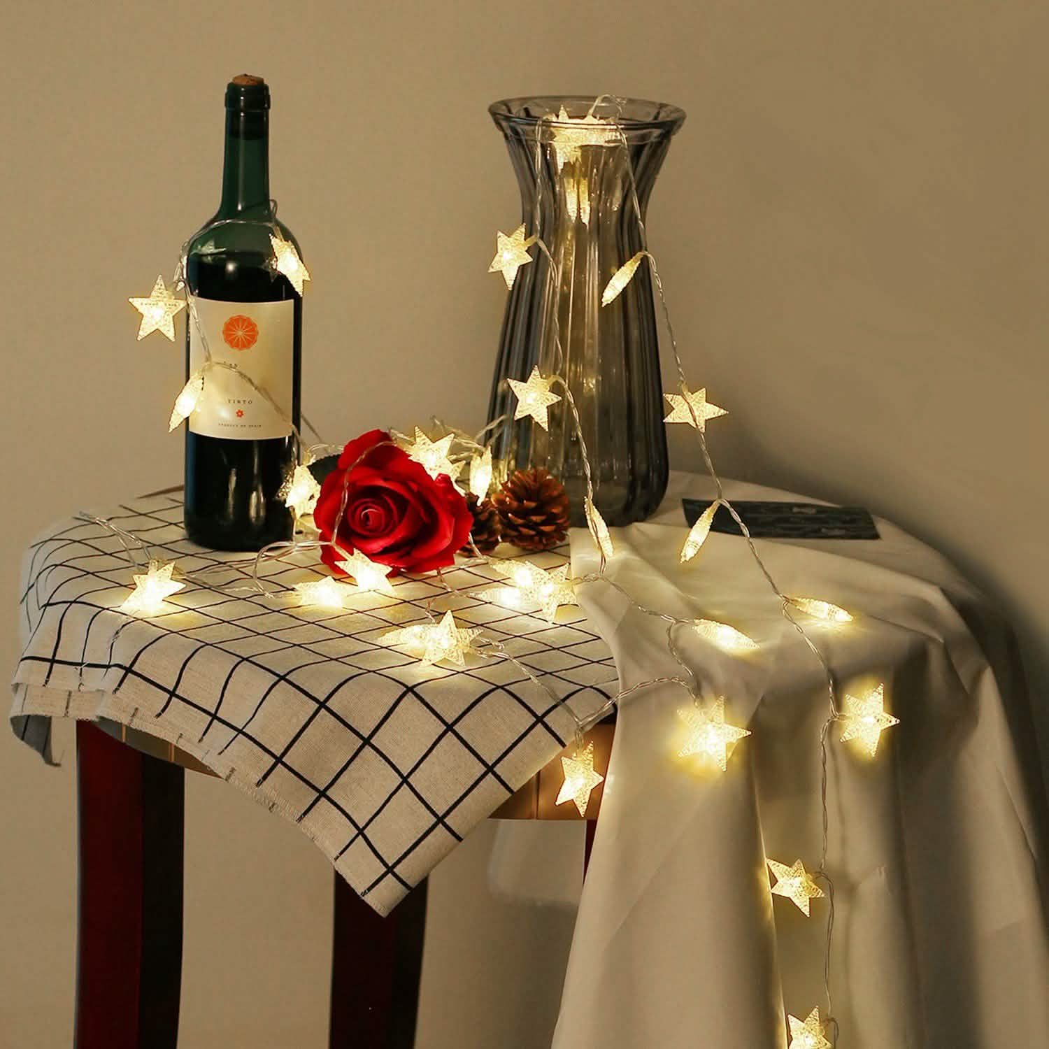 40-LED 13.12FT Star Fairy Lights String & Fairy Lights - Tophatter Daily Deals