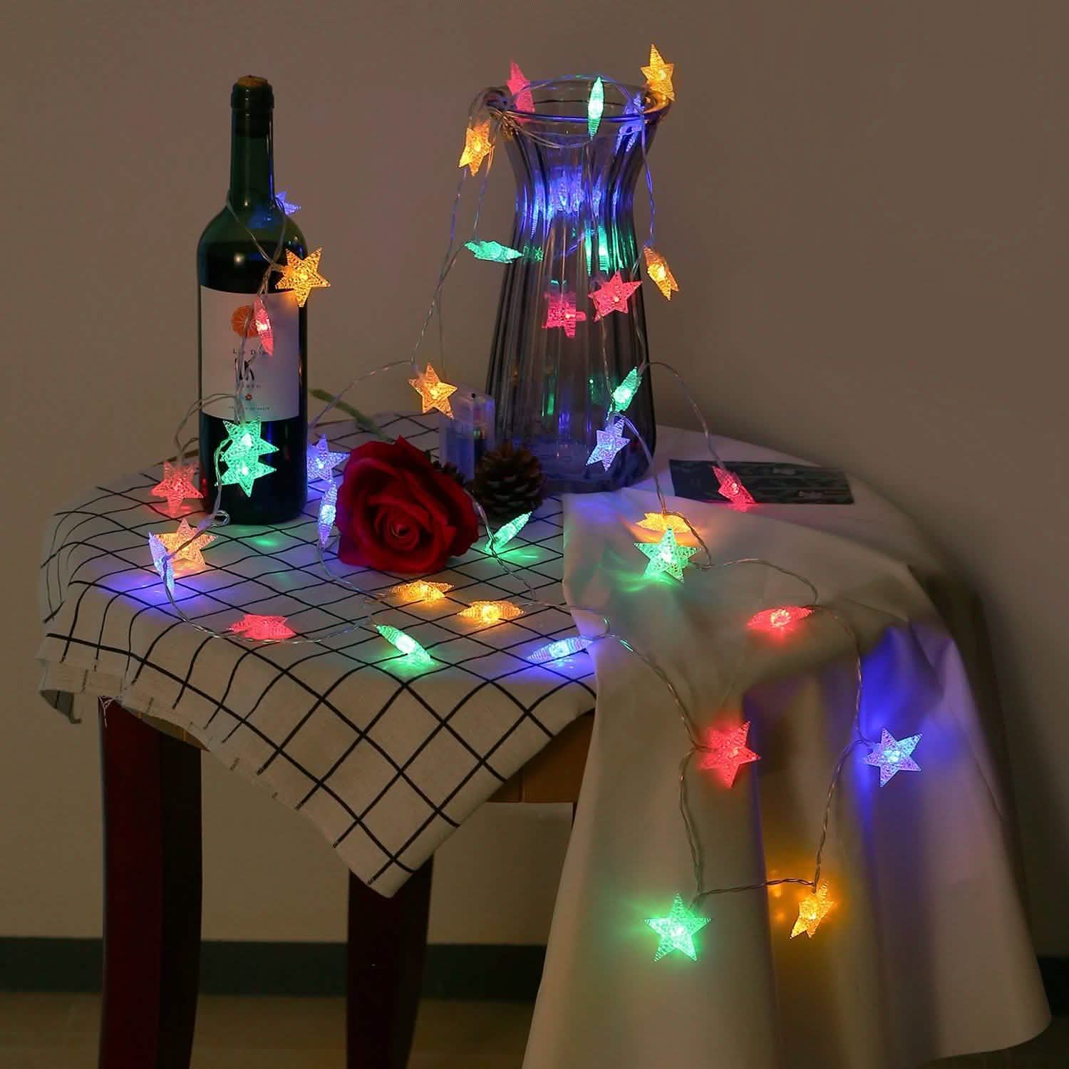 40-LED 13.12FT Star Fairy Lights String & Fairy Lights - Tophatter Daily Deals