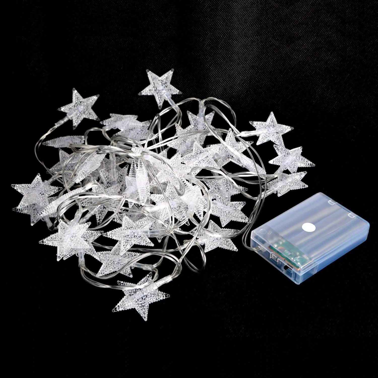 40-LED 13.12FT Star Fairy Lights String & Fairy Lights - Tophatter Daily Deals
