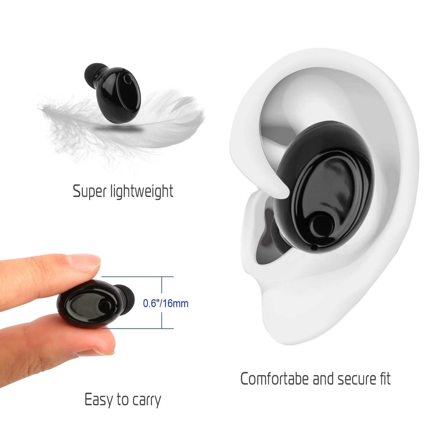 4.1 Magnetic Single Charging Earbuds Audio Accessories - Tophatter Daily Deals