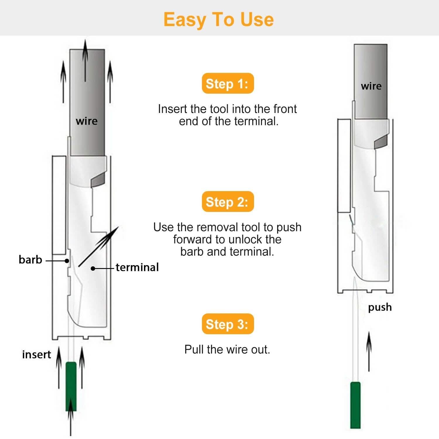 41-Piece: Terminal Removal Tool Kit Home Improvement - Tophatter Daily Deals