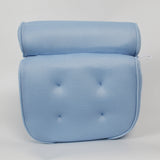 6 suction cups bath pillow 3D net bathtub pillow Blue 0 - Tophatter Daily Deals