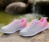 2021 spring summer new big size women's shoes, ladies casual flat sole shoes, sports shoes, fashionable women shoes wholesale 0 - Tophatter Daily Deals