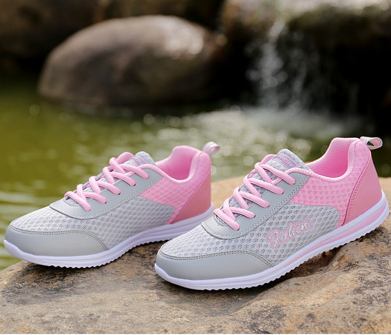 2021 spring summer new big size women's shoes, ladies casual flat sole shoes, sports shoes, fashionable women shoes wholesale 0 - Tophatter Daily Deals