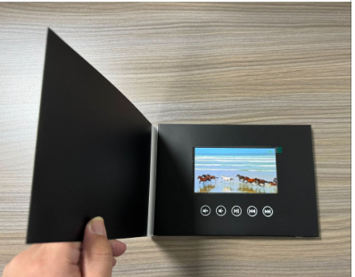7-inch Video Greeting Card Business Gift Creative Advertising E-book Black 4G Memory 210x148x10MM 7Inch 0 - Tophatter Daily Deals