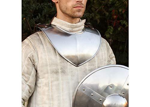 Austere Renaissance Army Gorget historical period - Tophatter Daily Deals