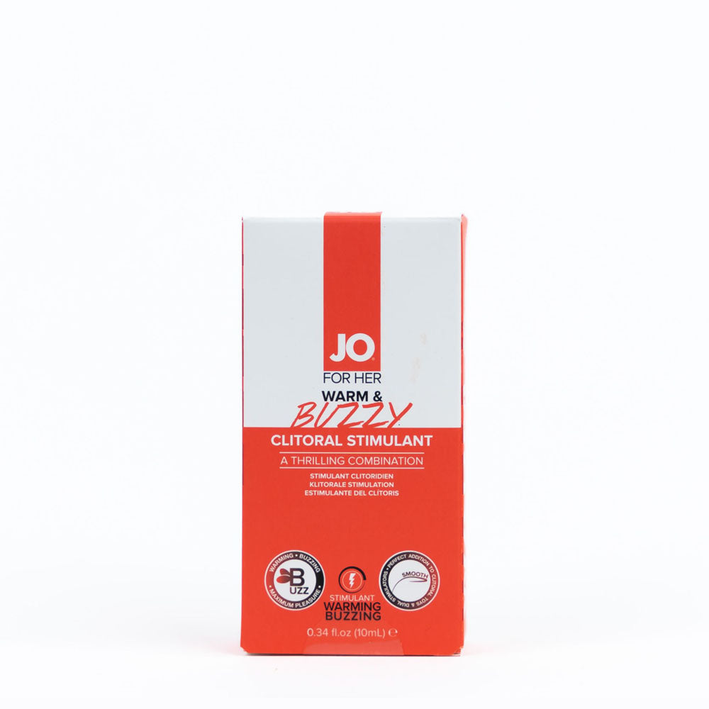 JO Warm & Buzzy – Warming Clitoral Stimulation Gel 10 ml > Essentials > Womens Enhancers - Tophatter Daily Deals