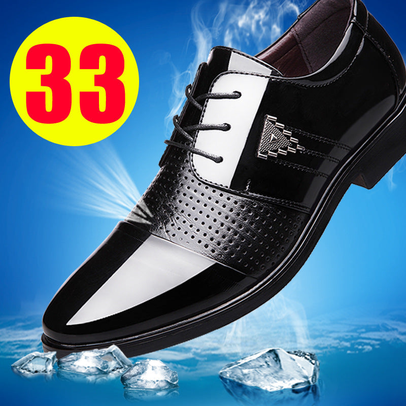 Business Men's Shoes Casual Shoes Black Hollow out 0 - Tophatter Daily Deals