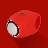 Bike Electronic Bell Loud Horn Cycling Hooter Siren Road Bicycle Alarm Bell gules 0 - Tophatter Daily Deals