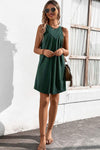 Round Neck Sleeveless Mini Dress Casual Dresses - Tophatter Daily Deals