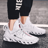 All Red Mesh Sports shoes running Unisex shoes White 0 - Tophatter Daily Deals
